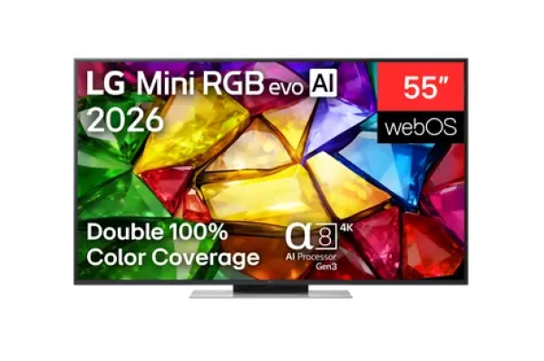 55" LG 55MRGB87B3B / Televízia / 4K / Mini RGB evo / SMART TV (55MRGB87B3B.AEU)