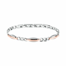 Trussardi Jemný bicolor náramok pre mužov T-Steel TJAXV38