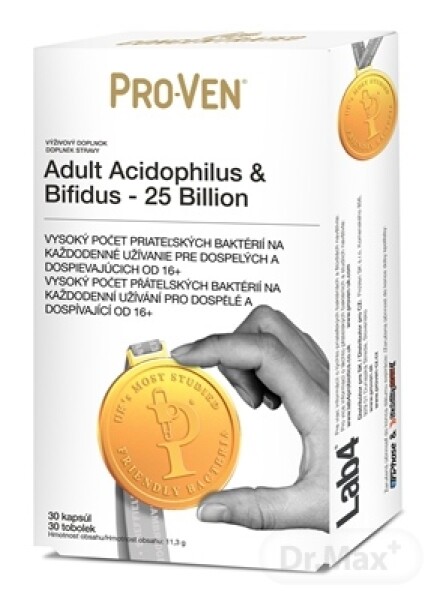 PRO-VEN Adult acidophilus & bifidus - 25 billion 30 kapsúl