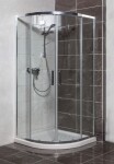 Sprchovací kút štvrťkruh 80x80 cm SAT TEX SIKOTEXS80CRT SIKOTEXS80CRT