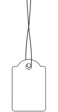Herma Závesné etikety s pútkom 15x24 mm biele / Etikety / 1000 ks (6932)