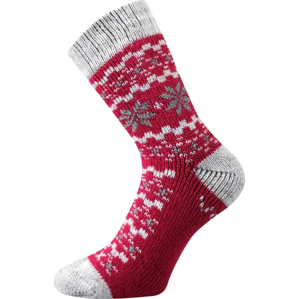 VOXX ponožky Trondelag magenta 1 pár 35-38 117179