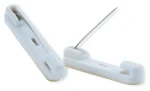 EuroSupplies Konferenčný špendlík s menovkou / Špendlík / Samolepiace / 35x7 mm / 100 ks