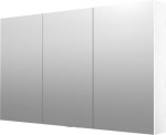 Zrkadlová skrinka Naturel 120x72 cm lamino biela lesklá GALCA1120BL GALCA1120BL