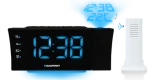 Blaupunkt CRP81USB čierna / rádio budík / LED displej / projekcia času a teploty / stmievateľný (5901750503221)