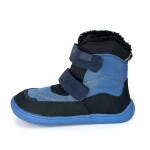 Chlapčenské zimné barefoot topánky PRO-tex NUT BLUE - 24