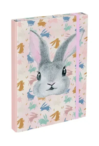 BAAGL Dosky na školské zošity A4 Bunny / 23x32x3 cm (A-34173)