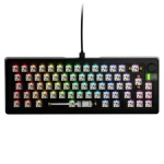 Glorious GMMK 3 Pre 65% barebone ISO čierna / herná 65% TKL / USB-C / bez spínačov / ISO layout / RGB / 1.4m (GLO-KB-GMMK3-PRO-65-BB-W-BLK-ISO)