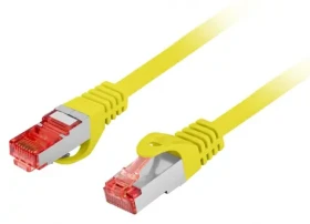 Lanberg CAT6 S/FTP 3M žltá / Patch kábel / LSZH / Fluke (PCF6-10CU-0300-Y)