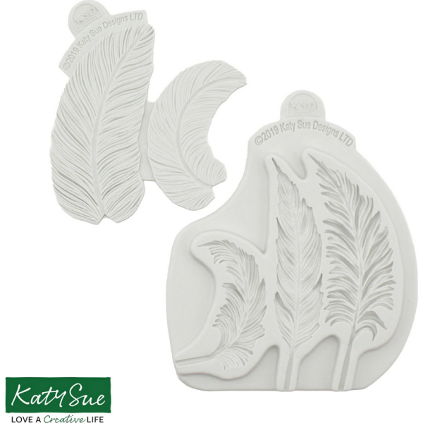 Silikónová formička pierko Feathers - Katy Sue - Katy Sue