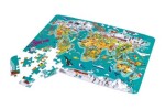 Hape Detské puzzle - Mapa sveta 2 v 1/100 dielikov/od 5 rokov