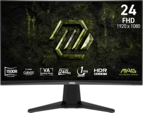 23.6" MSI Gaming MAG 245C X24 čierna / VA / FHD / 16:9 / 1000:1 / 300cd-m2 / HDMI + DP / VESA (MAG 245C X24)
