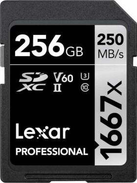 Lexar Professional 1667x SDXC 256 GB V60 Class 10 (LSD256CB1667)