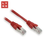 Lynx FTP patch kábel Cat5e červený / Patch kábel / FTP / Cat5e / 10 m (LX-FTP5E-100-RED)
