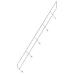MUNK Günzburger Steigtechnik 600317 Munk Druhé madlo na schody 45° 17 schodov 1 ks; 600317