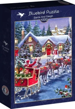BlueBird Puzzle Santa a sane