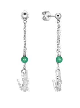 Lacoste Visiace oceľové náušnice s príveskami Deva 2040459