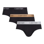 Calvin Klein Spodné nohavičky 3Pack 000NB2568AGF0 Black XL