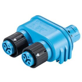 Wieland Electric RST16I2V 2P1 TGVGH BL 46.030.1254.9 rozvádzač pre guľatý faston, 1 ks; 46.030.1254.9