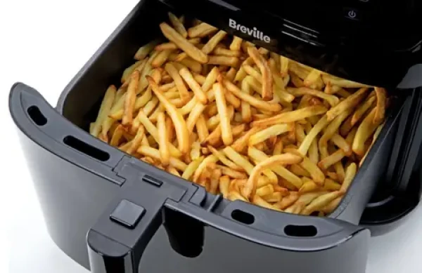 Breville VDF133X čierna / Teplovzdušná fritéza / 7 l / dotykový displej / parné fritovanie / 6 programov (VDF133X)