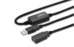 MicroConnect kábel s posilňovačom signálu USB2.0 A (M) - USB2.0 A (F) 20m čierna / 480Mbit/s (USBAAF20A)