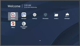 ViewSonic CDE6514-2C signage display Płaski panel Digital Signage 165,1 cm (65") LCD Wi-Fi 500 cd/m² 4K Ultra HD Čierny Procesor wbudowany Android 14 24/7