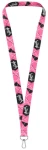 BAAGL Prívesok na kľúče dlhý – lanyard ružová (A-7775)