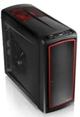 THERMALTAKE Element S / midi tower / black / bez zdroja / ATX / ventilátory s LED (VK60001W2Z)