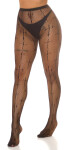 Dámske sieťované pančuchy "Cross" R39128 čierne - In-StyleFashion one size