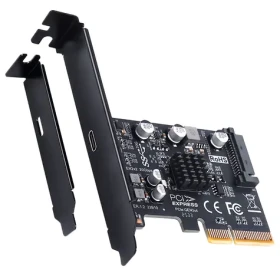 GrauGear G-PCI-C-20G / PCIe rozširujúca karta / PCIe x4 / 1x USB-C / USB 3.2 Gen 2x2 / 20 Gbit/s (G-PCI-C-20G)