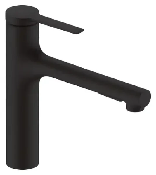 Hansgrohe Zesis M33 160 matná čierna / Drezová batéria / výsuvná spŕška / MagFit / ComfortZone 160 (74801670)