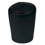 Spirella MOVE výklopný odpadkový kôš 2 L čierny / plast (7610583149541)