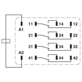 Phoenix Contact REL-IR4/L-120AC/4X21AU priemyselné relé, 10 ks; 2903684