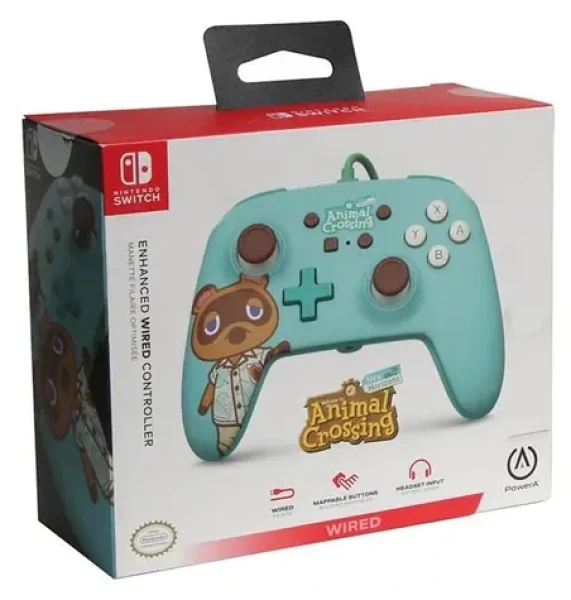 PowerA Enhanced Wired Controller Tom Nook / Herný ovládač / drôtový / Nintendo Switch (1521519-01)