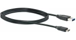 Schwaiger USB-C - USB-A 3.0 čierny / Dátový kábel / USB 3.2 Gen 1 / 5 Gbit / s / 1 m (CK3141533)