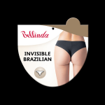 Dámske bezšvové nohavičky INVISIBLE BRAZILIAN - BELLINDA - nude M
