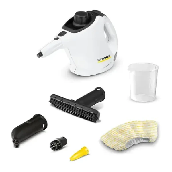 Kärcher SC 1 / Parný čistič s príslušenstvom / 1200W / Tlak 3 bar / 0,2 l / Doba ohrevu 3 min (1.516-400.0)