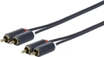 VivoLink 2 x RCA - 2 x RCA MM 30m / vysoko flexibilné / 24AWG / dvojité tienenie / pozlátené konektory (PRORCARCA30)