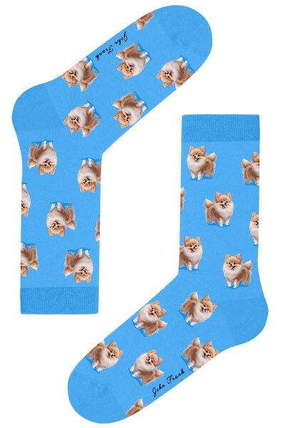 Dámske ponožky John Frank WJFLSFUN66 UNI světle modrá
