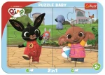 Trefl - Puzzle - Baby puzzle Bing sa hrá 2v1