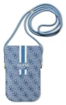 Guess GUOWBP4RPSB 4G Stripes modrá / Taška na telefón (GUOWBP4RPSB)