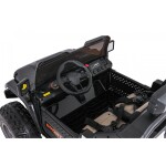 Mamido Elektrické autíčko Extreme Sport 4x4 s premenlivou veľkosťou čiernej