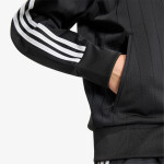 Bunda adidas Pinstripe Firebird Loose Tracktop Black/ White/ Grey Two S
