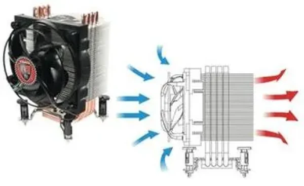 THERMALTAKE TMG i1 (CL-P0370) / tichý chladič CPU / 4 heatpipe / pre Intel LGA 775 (CL-P0370)