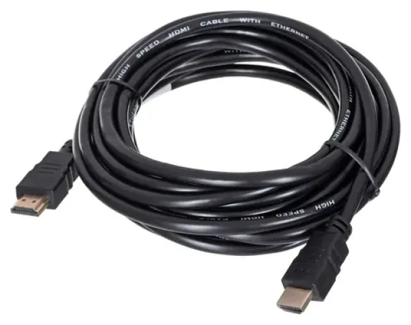 Lanberg čierna / Prepojovací kábel HDMI / 1.4b / 10 m / 4K / ARC / Ethernet (CA-HDMI-10CC-0100-BK)