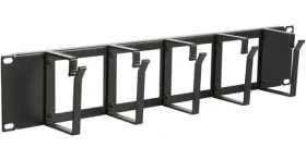 Lanview 2U organizér káblov / Organizér káblov / 19" rack (RAO115BL)