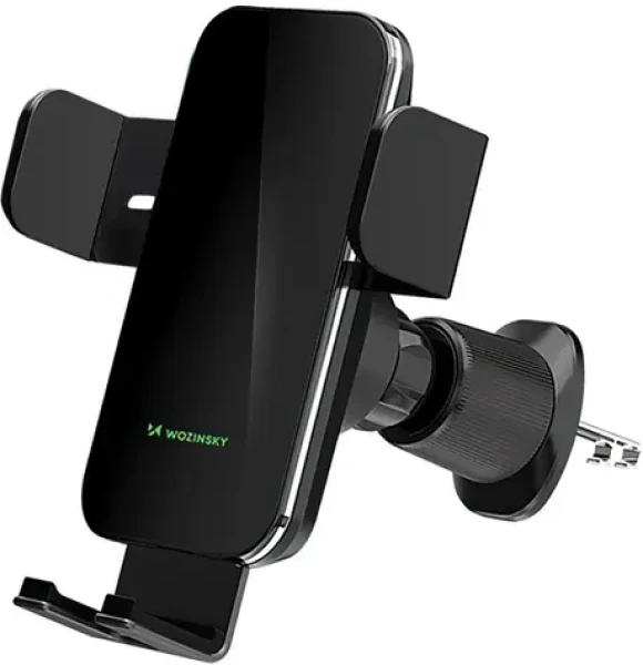 Wozinsky WEDZ-3Y8S čierna / Držiak telefónu do auta / do ventilácie / Indukčné nabíjanie 15W (5907769372537)