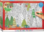 EUROGRAPHICS Puzzle Color me Vianočné stromčeky