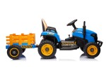 Mamido Detský elektrický traktor BBH-030 s prívesom modrý