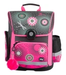 BAAGL Školská aktovka Kvety / 18 l / vhodná pre 1.-2. triedu (A-7695)